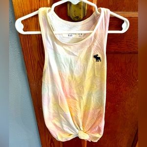 Girls razor back tank Abercrombie kids
